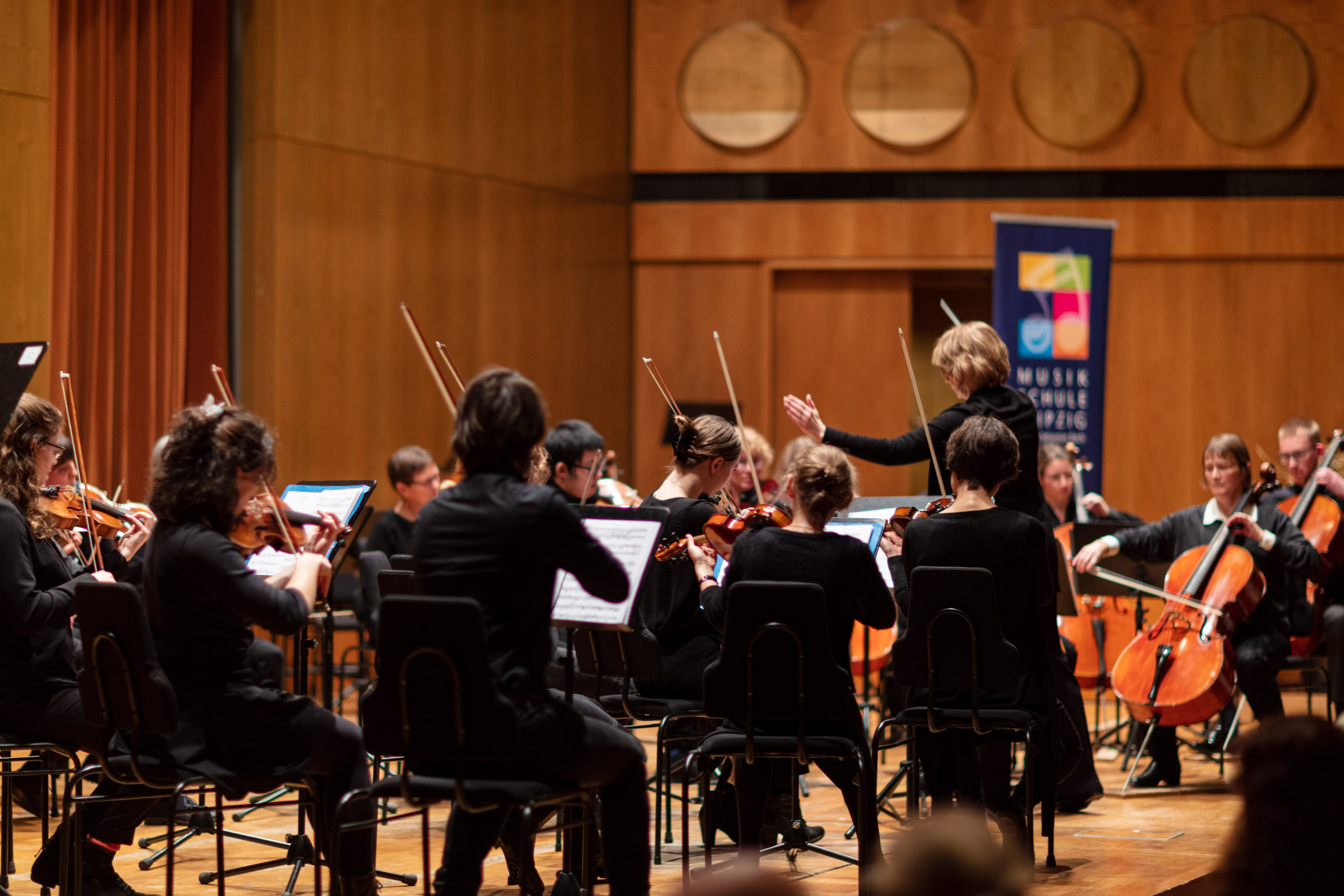 Auftritt des Streichorchester Concertino im Mendelssohn-Saal des Gewandhauses